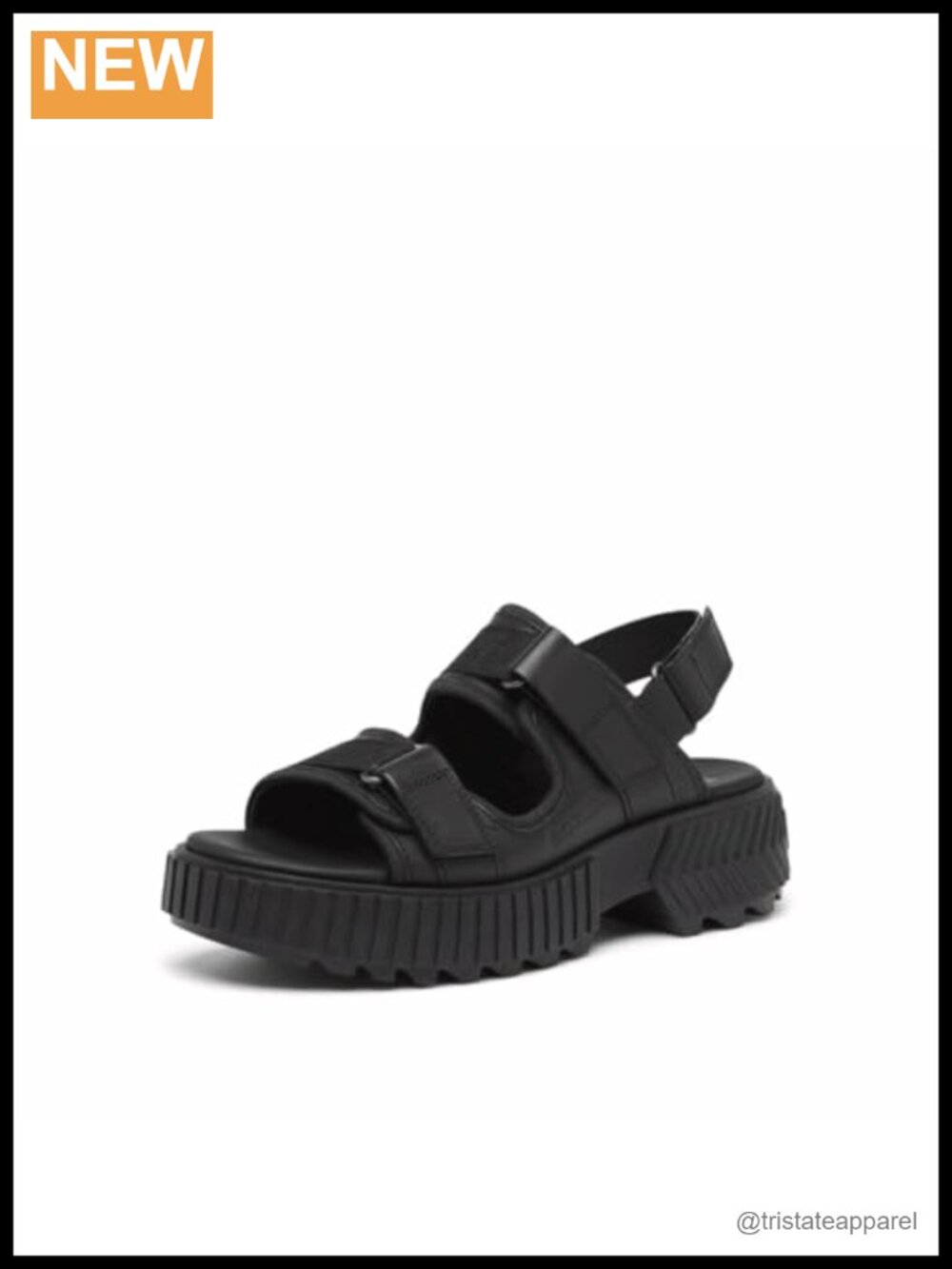 Full Grain Leather Multistrap Sandals Plush EVA Footbed Slingback